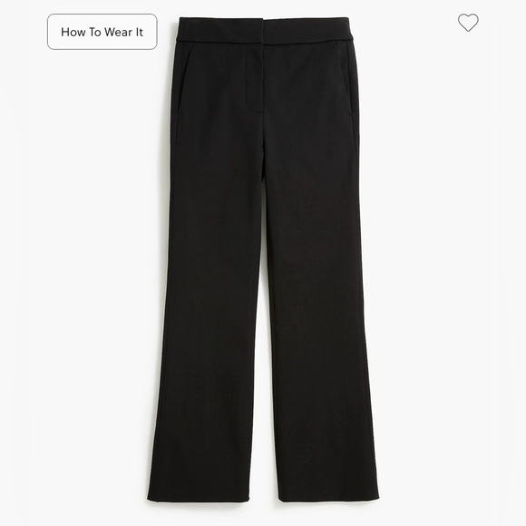 NWT! J. CREW Kelsey Pants. Black SIZE 4 - Picture 2 of 5